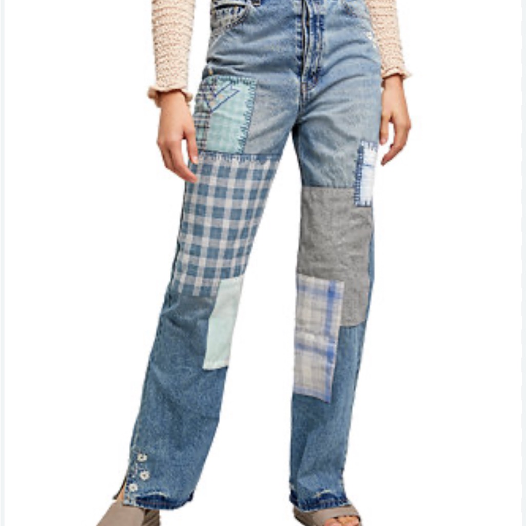 We The Free Steinbeck Patchwork Jeans